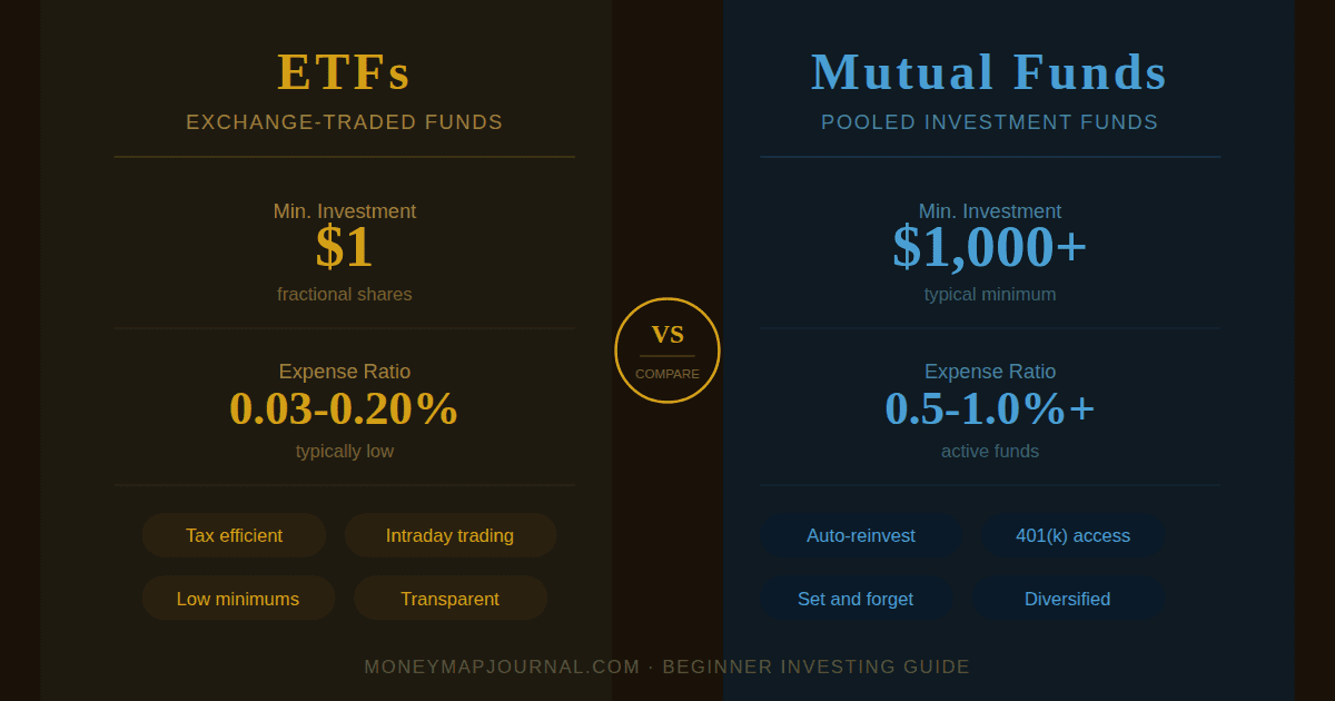 ETFs vs Mutual Funds: Which Is Better for a Beginner Investor?