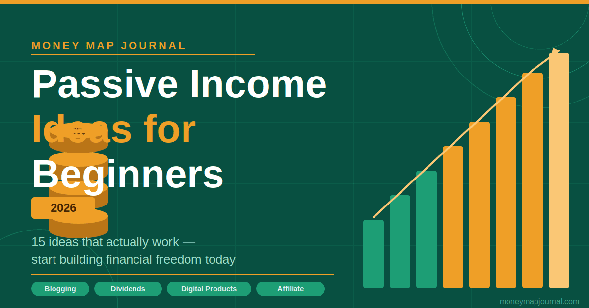 Passive Income Ideas for Beginners in 2026: 15 Ideas That Actually Work