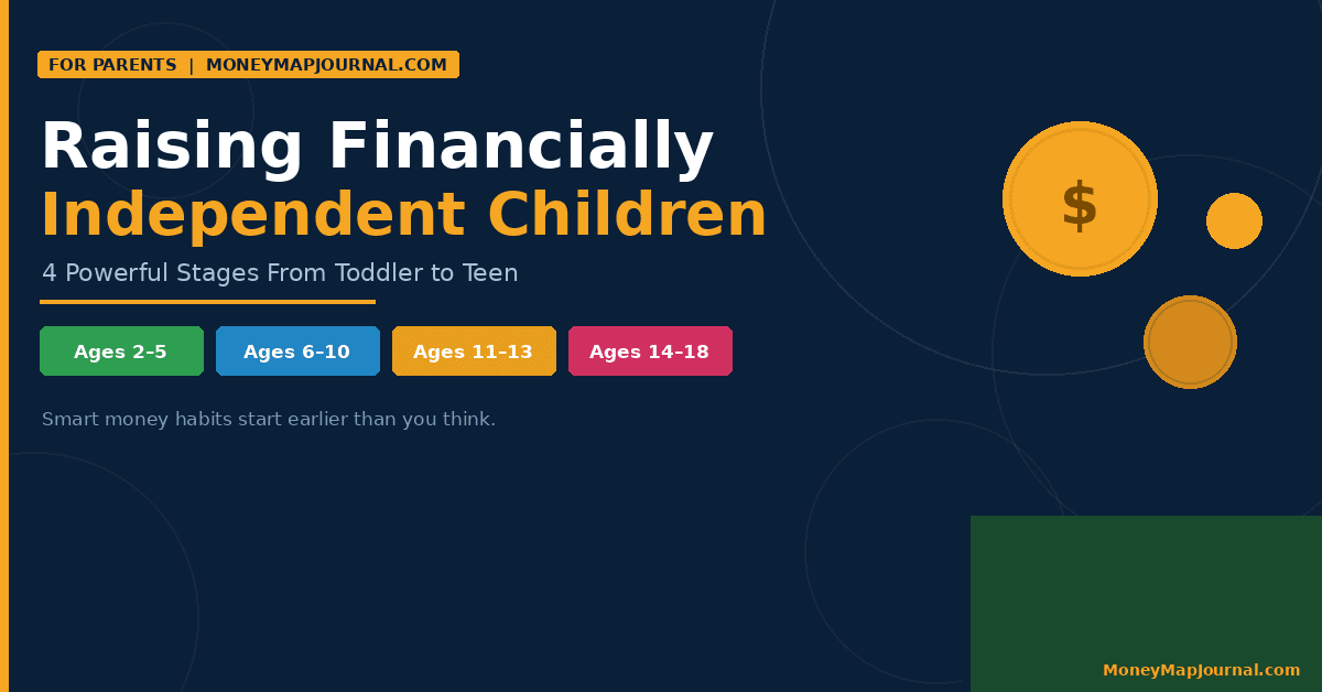 How to Raise Financially Independent Children From Toddler to Teen