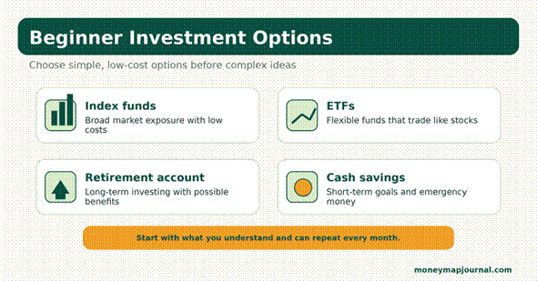 how to start investing with beginner investment options